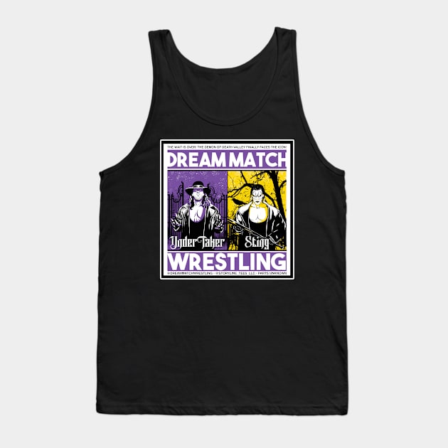 Undertaker vs Sting Tank Top by DrawnStyle